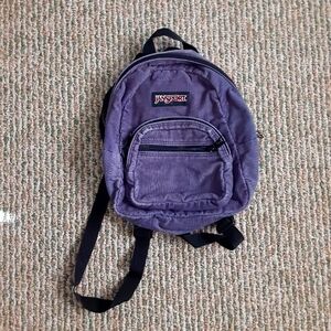 Jansport vintage mini corduroy backpack